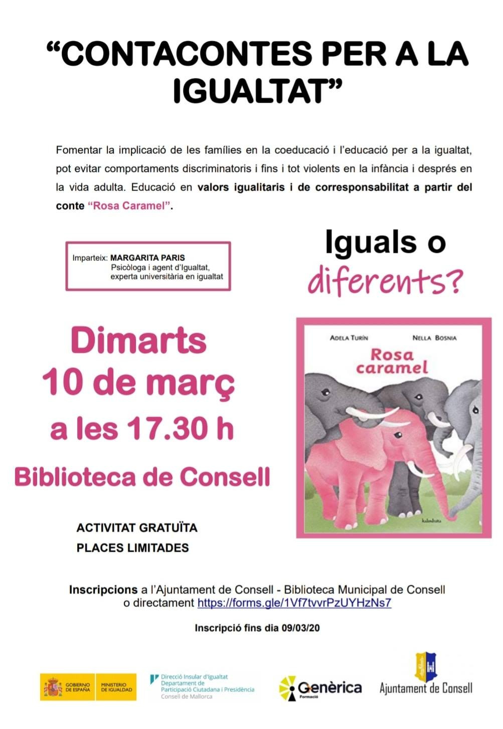 Contacontes "Rosa Caramel"