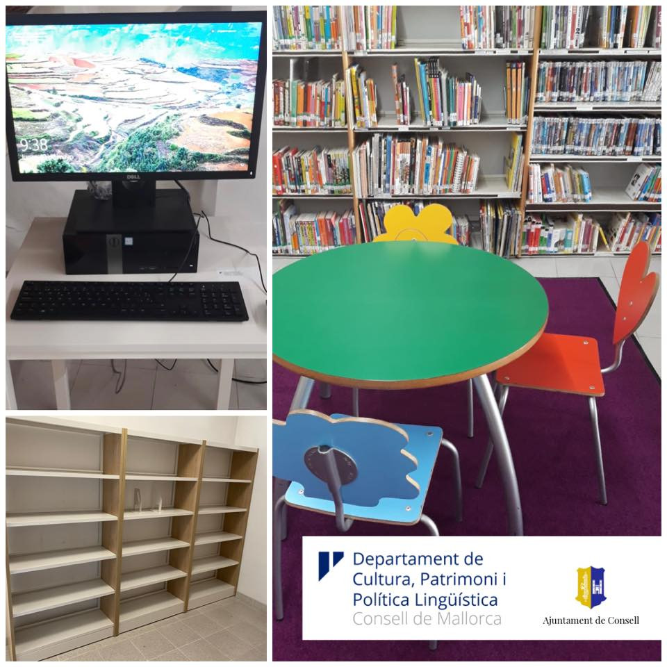 Nou mobiliari a la Biblioteca de Consell 
