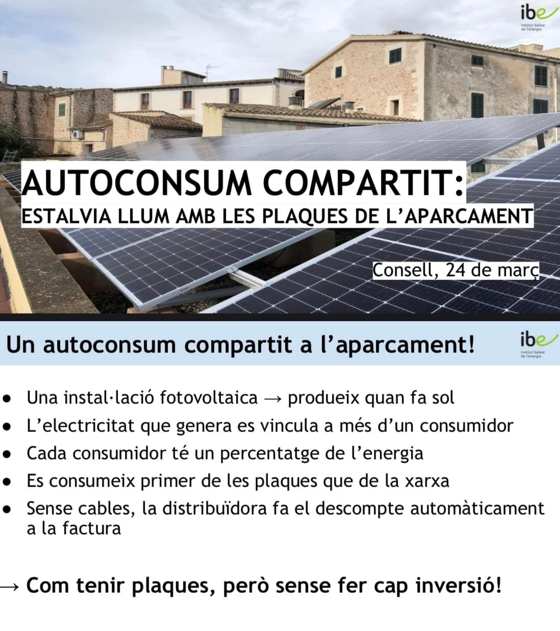 projecte d’autoconsum compartit