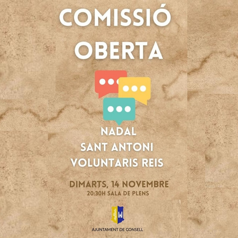 Participa i opina a la Comissió oberta 