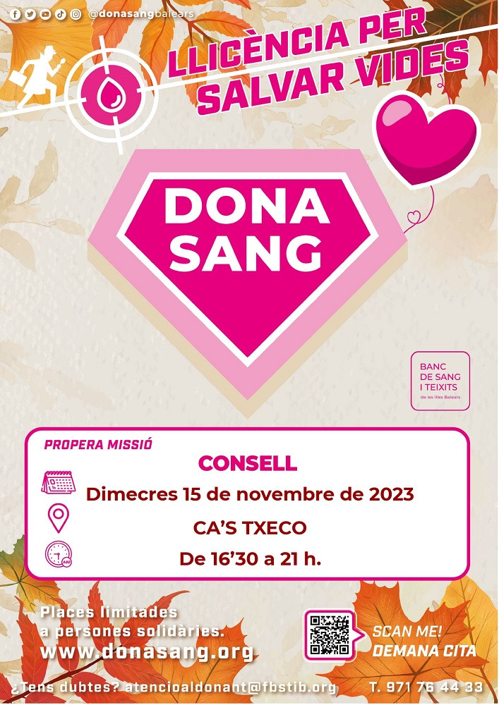 DONACIÓ DE SANG A CONSELL