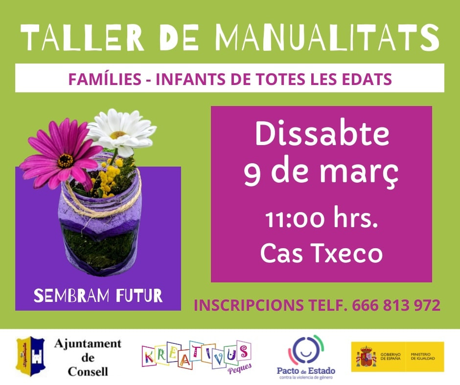 TALLER MANUALITATS: SEMBRAM FUTUR
