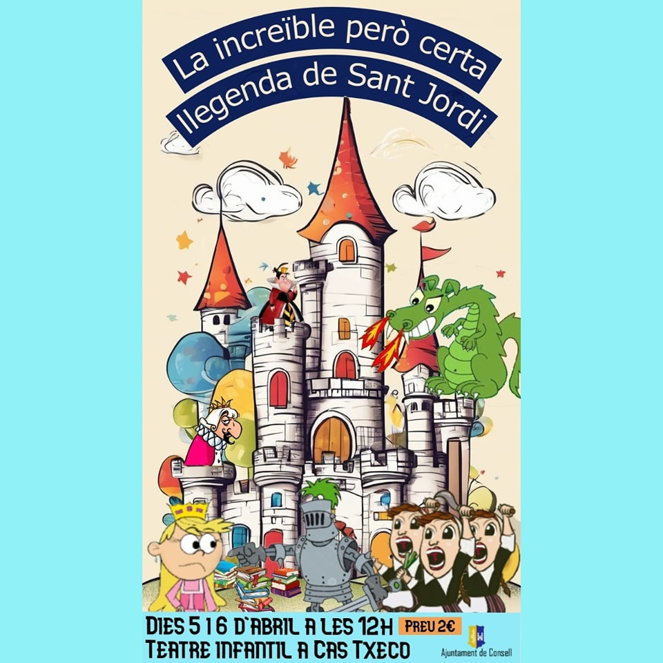 Teatre infantil “La increïble però certa llegenda de Sant Jordi”