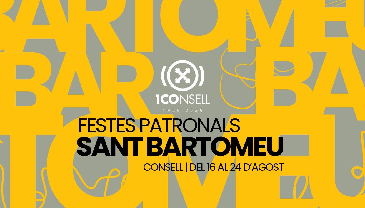 Sant Bartomeu 2025 Consell