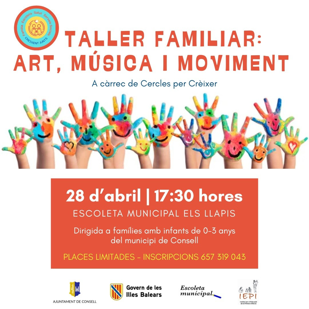 TALLER FAMILIAR: ART, MÚSICA I MOVIMENT