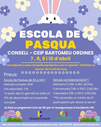 Escola Pasqua Consell